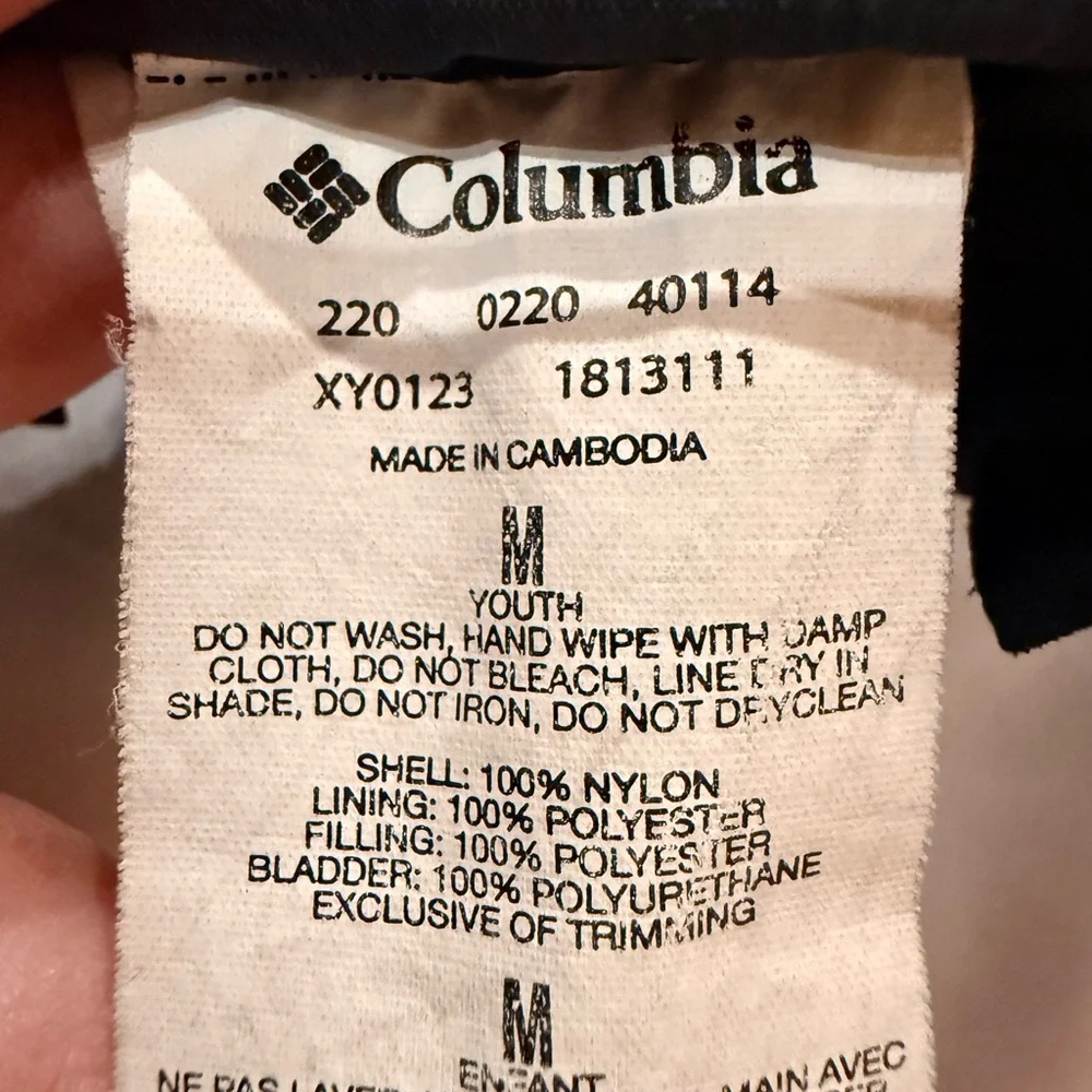 Columbia Black Insulated Gloves